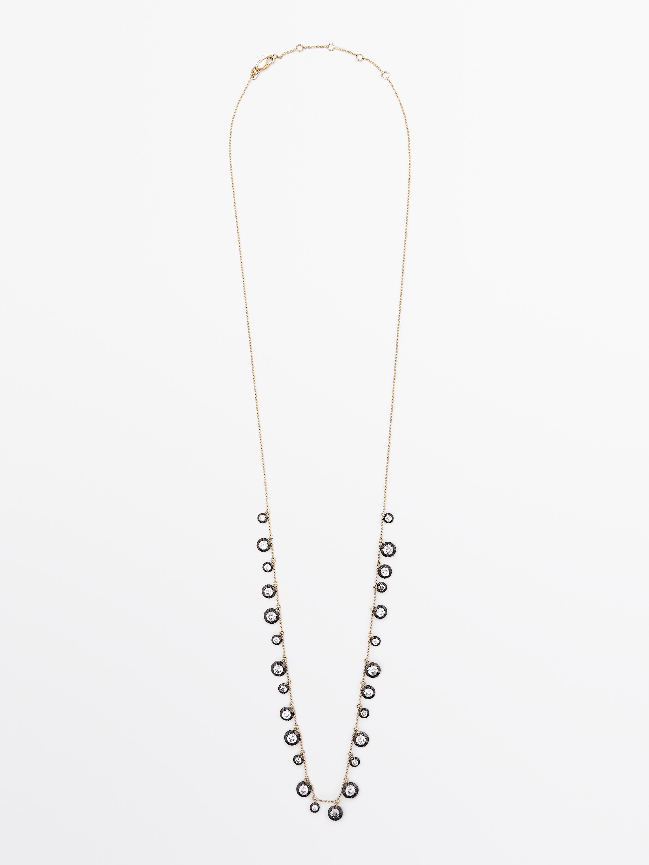 Collier antique à brillants